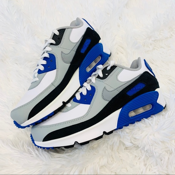 Nike Air Max 90 GS Hyper Royal Blue - Picture 2 of 6